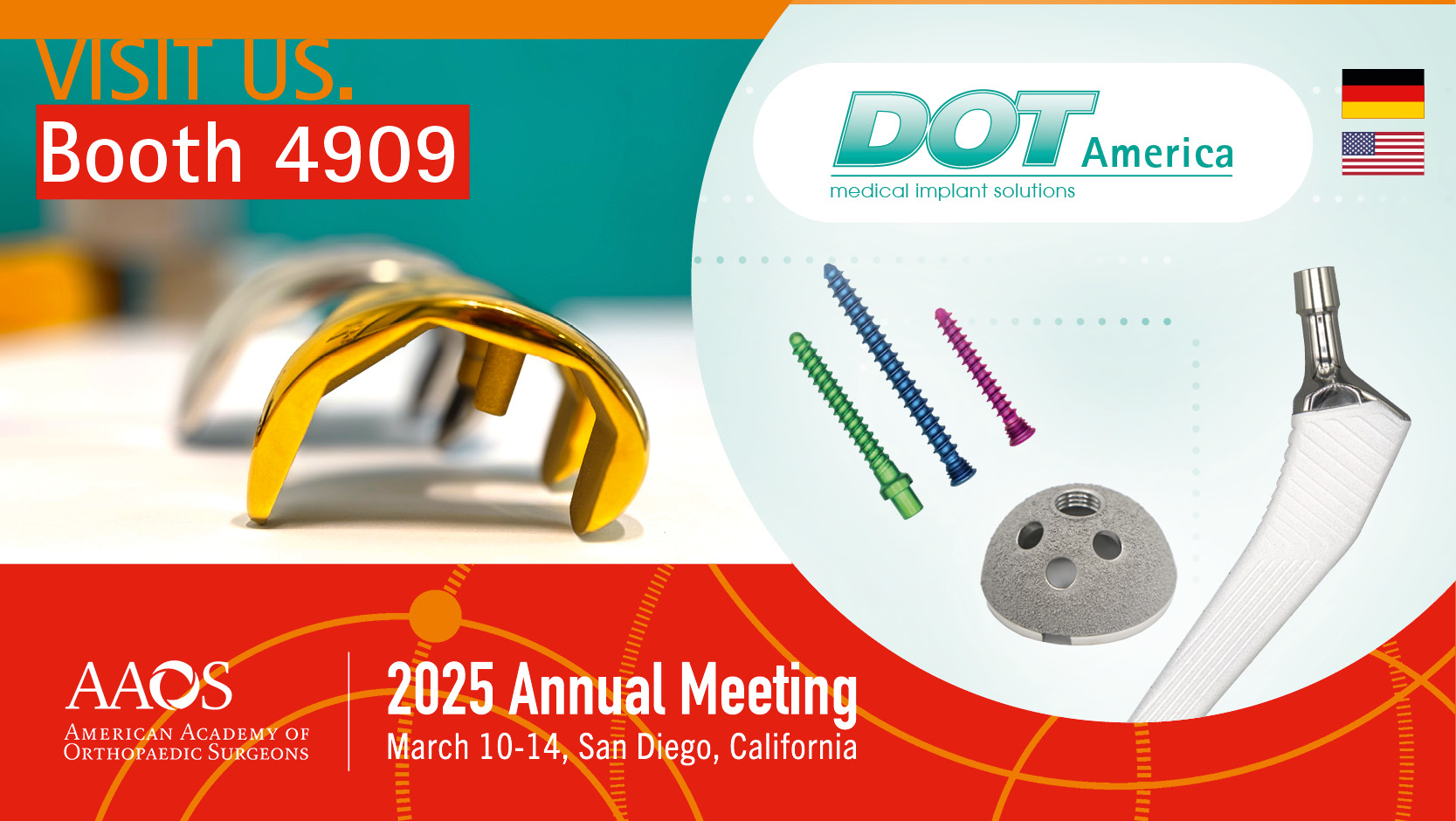 Visit us at the AAOS in San Diego!