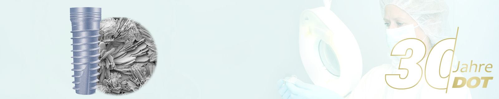 Dünne, resorbierbare Calciumphosphatschicht (BONIT®) für dentale Implantate - DOT GmbH